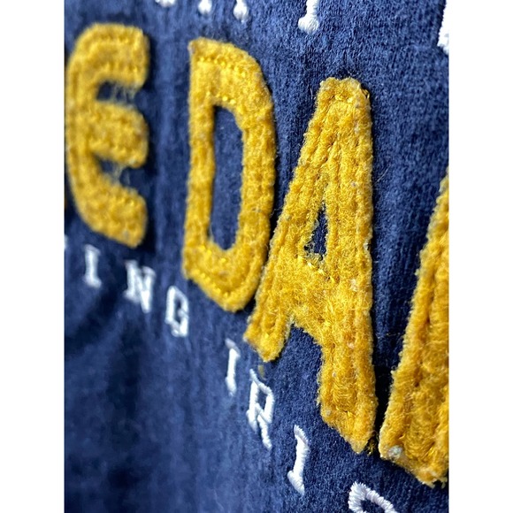 Vintage Notre Dame Shirt Adult Large College Football Blue - Picture 8 of 10